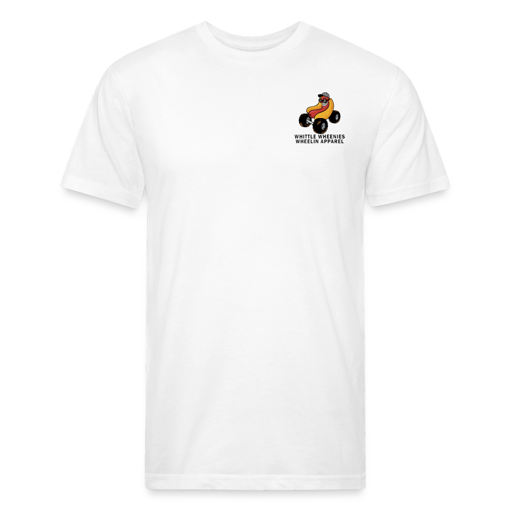 Fitted Cotton/Poly T-Shirt by Next Level - white