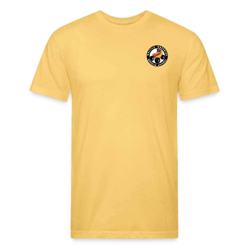Fitted Cotton/Poly T-Shirt by Next Level - pastel yellow